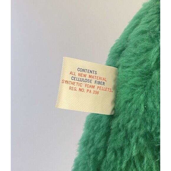 Vtg Superior Toy & Novelty German Bear 10” Plush Tan/Green Overalls Toy Carnival - Picture 6 of 7